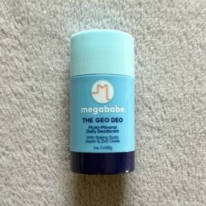 5/$25 🎆 NEW megababe Geo Deo Multi Mineral Daily Deodorant mini 1 oz